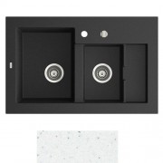 Мийка для кухні Marmorin Combo 1,5k 85х54 см штучний камінь Magranit білий 713 503 006