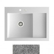 Мийка для кухні Marmorin Nero 1k 0,50 80х61 см штучний камінь Magranit сірий 714 113 003