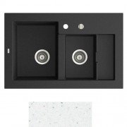 Мойка для кухни Marmorin Combo 1,5k 85х54 см искусственный камень Magranit белый 713 503 006