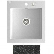 Мийка для кухні Marmorin Nero 1k 55х61 см штучний камінь Magranit чорний 714 103 002