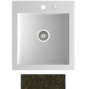 Мийка для кухні Marmorin Nero 1k 55х61 см штучний камінь Magranit коричневий 714 103 004