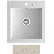 Мийка для кухні Marmorin Nero 1k 55х61 см штучний камінь Magranit пісочний 714 103 007