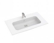 Раковина для ванної Marmorin May 80,5х46 см литий камінь білий P_U_623_01_0805