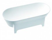 Ванна з штучного каменю Marmorin Liva 171х75,5 см окремостояча білий 555 170 020 xx x