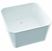 Ванна з штучного каменю Marmorin Balia 121,5х121,5 см окремостояча білий 590 120 020 xx x