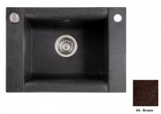 Мойка для кухни Marmorin Voga 1k 54х40,8 см искусственный камень Magranit коричневый 110 103 004