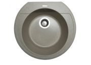 Мойка для кухни Miraggio Tuluza врезная круглая с переливом матовый Sand 0000048