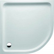 Душовий піддон Marmorin Ceti 90х90 см штучний камінь білий 185 090 2xx