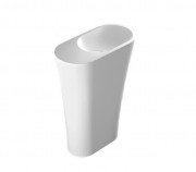 Раковина для ванной Marmorin Wega 60,7х30,5 см правосторонняя литой камень белый P 515 060 920 010