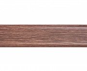 Плінтус San Decor Comfort з кабель каналом ПВХ дуб бурбон темний 212
