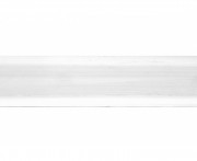 Плінтус San Decor з двох частин ПВХ білий 119