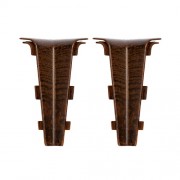 Внутрішній кут на плінтус San Decor Elegance ПВХ палітра на вибір ВУЭххх