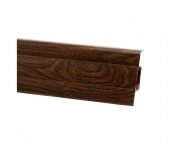 Плінтус San Decor Elegance з кабель каналом ПВХ венге моколо 706