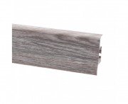 Плинтус San Decor Elegance с кабель каналом ПВХ дуб финлей 732