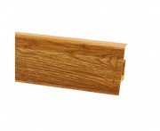 Плинтус San Decor Elegance с кабель каналом ПВХ дуб элегант 735