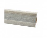 Плинтус San Decor Elegance с кабель каналом ПВХ дуб тосколано 791