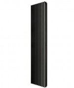 Дизайнерский радиатор Betatherm BQ Quantum 2 200х52,5 см сталь черный BQ 2200/12 9005М 99