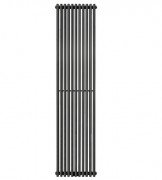 Дизайнерський радіатор Betatherm Praktikum 2 180х42,5 см сталь чорний PV 2180/11 9005M 99