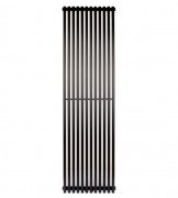 Дизайнерский радиатор Betatherm Praktikum 1 200х50,1 см сталь черный PV 1200/13  9005М 99