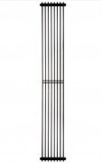 Дизайнерский радиатор Betatherm Metrum 2 180х25,5 см сталь черный BM6 2180-30/08 9005М 66