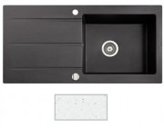 Мийка для кухні Marmorin Bario 1k 10 100х50 см штучний камінь Magranit білий 120 113 006