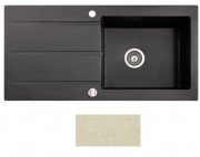 Мийка для кухні Marmorin Bario 1k 10 100х50 см штучний камінь Magranit сафарі 120 113 001