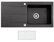 Мийка для кухні Marmorin Bario 1k 10 100х50 см штучний камінь Magranit білий 120 113 006