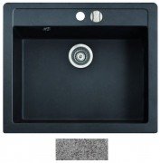 Мийка для кухні Marmorin Bario 1k 59х50 см штучний камінь Magranit сірий 120 103 003