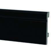 Плінтус Salag Sierra 80 поліуретан чорний SI8002