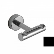 Гачок для ванної 3SC Europe подвійний латунь чорний матовий EU12NO