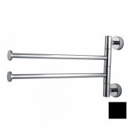 Тримач для рушників 3SC Europe поворотний латунь чорний EU19NO