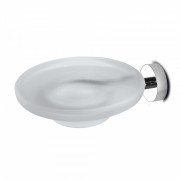 Мильниця для ванною 3SC Europe з власником хром/матове скло EU01FSL