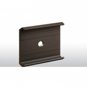 Монтажная клипса для плинтуса Salag Sierra МДФ черный 360000