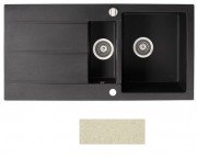 Мийка для кухні Marmorin Bario 1,5k 10 100х50 см штучний камінь Magranit сафарі 120 513 001