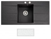 Мийка для кухні Marmorin Bario 1k 20 99,5х50 см штучний камінь Magranit білий 120 123 006