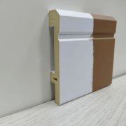 Плінтус Salag Sierra 100 поліуретан під фарбування SI1000