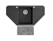 Мийка для кухні Marmorin Bario trapez 96х50 см штучний камінь Magranit сірий 120 743 003