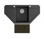 Мийка для кухні Marmorin Bario trapez 96х50 см штучний камінь Magranit коричневий 120 743 004
