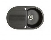 Мийка для кухні Marmorin Duro 1k 10 77х47 см штучний камінь Magranit чорний 130 113 002