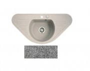 Мийка для кухні Marmorin Duro 1k trapez 94х47 см штучний камінь Magranit сірий 130 743 003