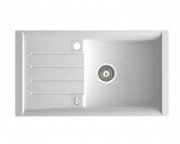 Мийка для кухні Marmorin Profir 1k 10 86х50 см штучний камінь Magranit білий 160 113 006