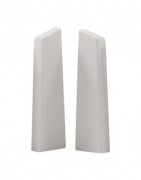 Заглушки ліва і права Salag NG80 ПВХ білий NG8L00