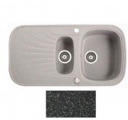 Мийка для кухні Marmorin Oren 1,5k 10 97х50 см штучний камінь Magranit чорний 180 513 002