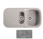 Мийка для кухні Marmorin Oren 1,5k 10 97х50 см штучний камінь Magranit сірий 180 513 003