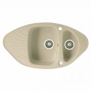 Мийка для кухні Marmorin Oren trapez 92х50 см штучний камінь Magranit сафарі 180 613 001