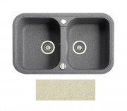 Мойка для кухни Marmorin Pesta 2k 77х47 см искусственный камень Magranit сафари 170 203 001