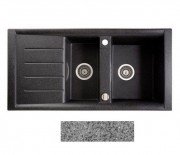 Мийка для кухні Marmorin Profir 1,5k 10 100х50 см штучний камінь Magranit сірий 160 513 003