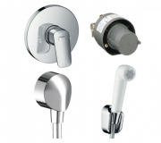 Гігієничний душ прихованого монтажу Hansgrohe Logis 1262019