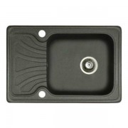 Мийка для кухні Marmorin Dato 65х44 см штучний камінь Magranit чорний 240 113 002