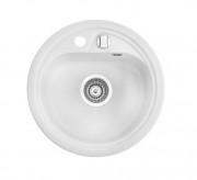 Мийка для кухні Marmorin Vask Ø45 см штучний камінь Magranit білий 260 803 006